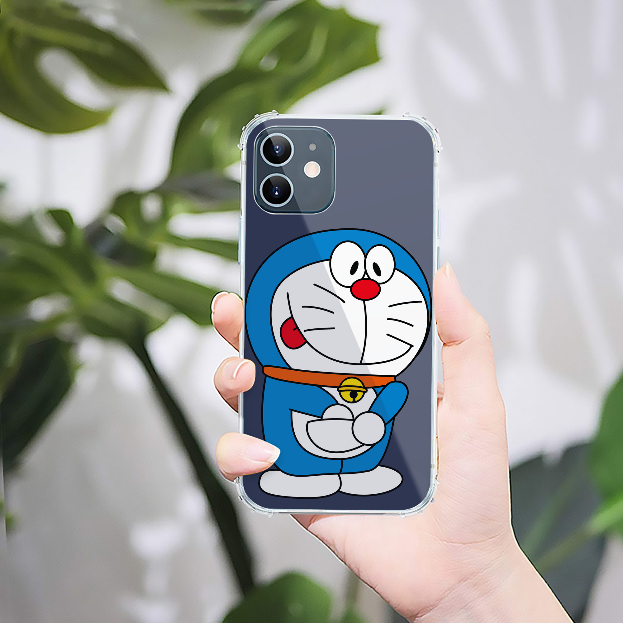 （画像用） ドラえもん Doraemon 【iPhone 12シリーズ対応】透明スマホケース（クリアソフトケース）